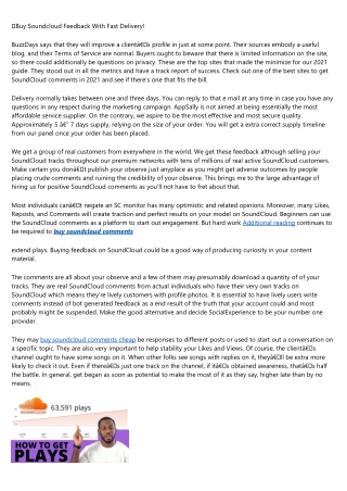 Addicted to buy soundcloud comments? Us Too. 6 Reasons We Just Can't Stop