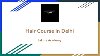 Hair Course in Delhi