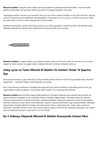 Mükemmel Tamir Manüellerini Bulmanın 12 Adımı