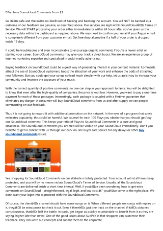 Ask Me Anything: 10 Answers to Your Questions About buy soundcloud comments