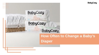 How Often to Change a Baby’s Diaper