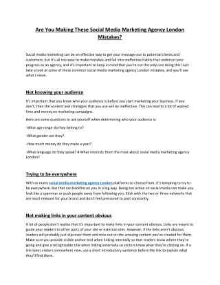 Are You Making These Social Media Marketing Agency London Mistakes_compressed