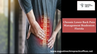 Chronic Lower Back Pain Management Bradenton Florida