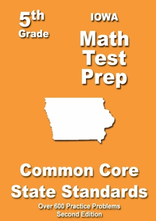 Iowa 5th Grade Math Test Prep Common Core Learning Standards