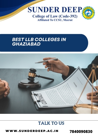 Start your law journey with this Best BALLB Colleges in Ghaziabad