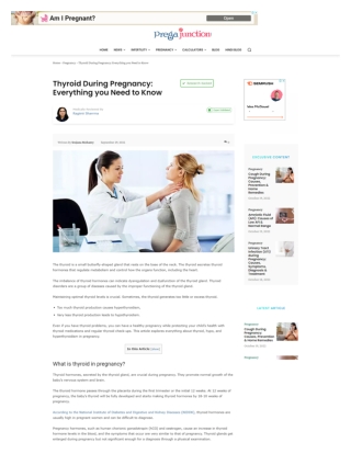 What is Thyroid in Pregnancy