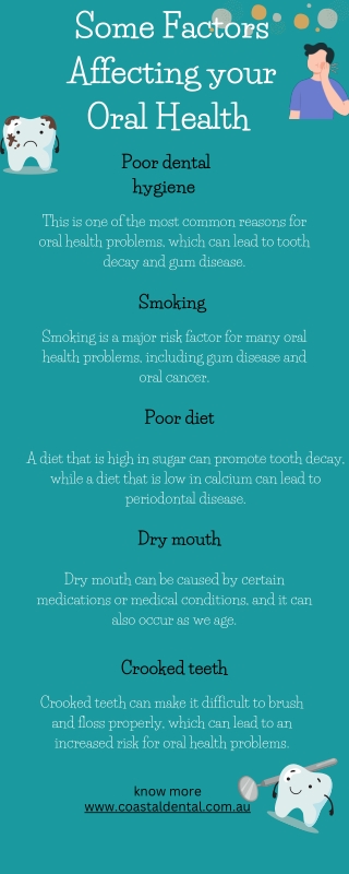 some factors affecting your oral health