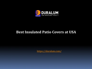 Best Insulated Patio Covers