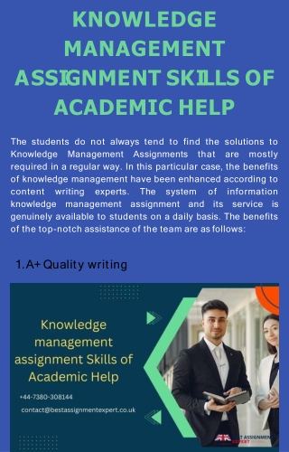 Knowledge management assignment Skills of Academic Help