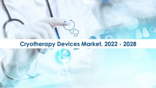 Cryotherapy Devices Market Industry Growth Analysis 2022-28