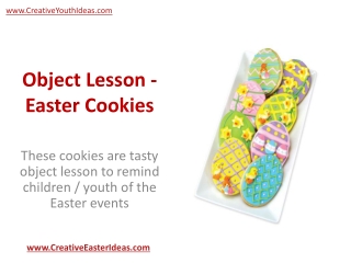 Object Lesson - Easter Cookies