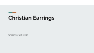 Christian Earrings