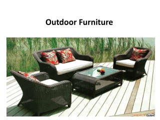 Outdoor Furniture