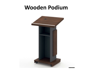 Wooden Podium