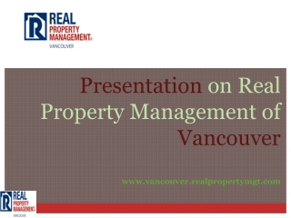 Property management vancouver wa