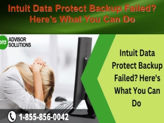 Intuit Data Protect Backup Failed Here’s What You Can Do