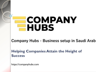 Company Hubs - Business setup in Saudi Arabia