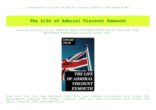 [read ebook] The Life of Admiral Viscount Exmouth [PDF EBOOK EPUB]