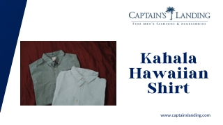 Kahala Hawaiian Shirt