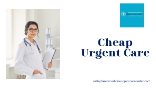 Cheap Urgent Care