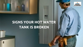 Signs Your Hot Water Tank Is Broken