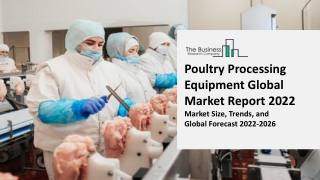 Poultry Processing Equipment Global Market Size, Share, Regional Outlook, Growth Trends, Key Players, Competitive Strate