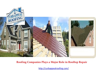 Roofing Companies Plays a Major Role in Rooftop Repair