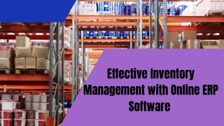 Effective Inventory Management with ERP |  Ausuma