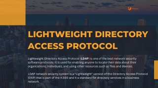 Outline of Lightweight Directory Access Protocol