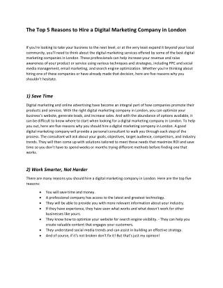 pdf The Top 5 Reasons to Hire a Digital Marketing Company In London_compressed