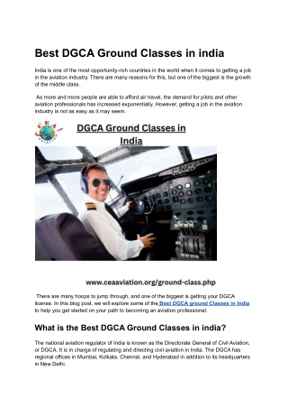 DGCA Ground Classes in india (8)