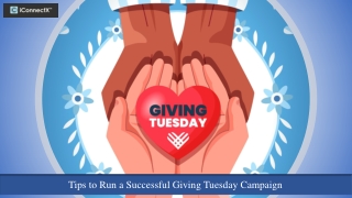 How to Run a Successful Giving Tuesday Campaign