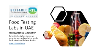Food Testing Labs in UAE​