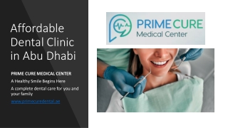 Affordable Dental Clinic in Abu Dhabi_