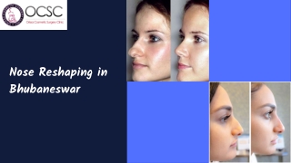 Nose Reshaping in Bhubaneswar