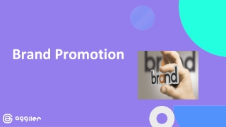 Consult With The Best Brand Promotion Company In India