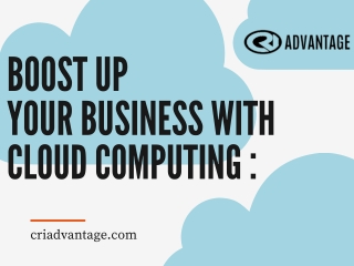 Cloud Computing Services Albuquerque, New Mexico – CRI Advantage