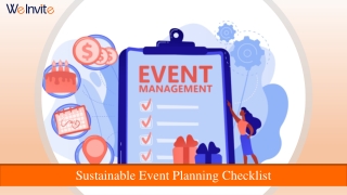 Guide on Sustainable Event Planning