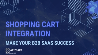 Shopping Cart Integration: Make Your B2B SaaS Success