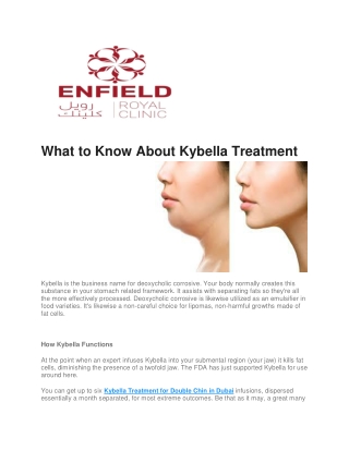 Kybella Treatment In Dubai