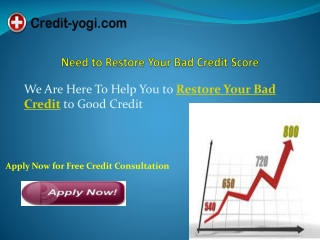 Restoring Credit Score – Credit-yogi.com