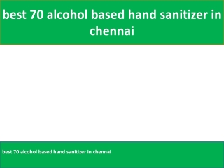 best hand sanitizer in chennai
