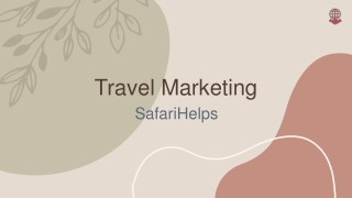 Travel Marketing