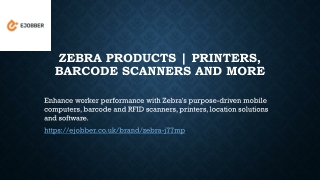 Zebra Products | Printers, Barcode Scanners and More
