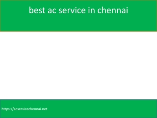 best ac service in chennai