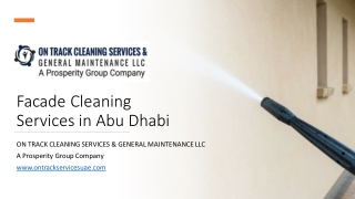 Facade Cleaning Services in Abu Dhabi_