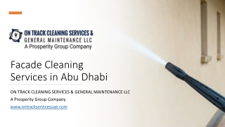 Facade Cleaning Services in Abu Dhabi_