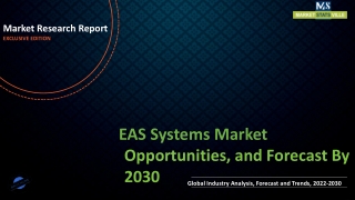 EAS Systems Market Revenue Growth and Quantitative Analysis Till 2030