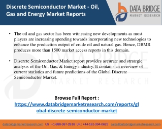Discrete Semiconductor Market