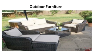 Outdoor Furniture